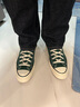 匡威（Converse）官方 1970S男女巴恩风穿搭帆布鞋丛林绿绿色168508C 绿/168508C 43 实拍图
