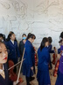 富罗迷皮鞋男女童四季舒适透气鞋子英伦风儿童校园演出正装鞋 黑色 39  实拍图