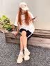 达芙妮厚底老爹鞋女2026秋季新款女鞋小个子增高休闲运动鞋女网面鞋 杏色【四季款】 37 实拍图