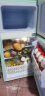 樱花（SAKURA）双门小冰箱迷你冰箱小型家用宿舍保鲜冷藏冷冻 双门小型两门电冰箱 BCD-58双门冰箱-翠绿复古款 实拍图