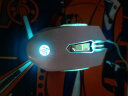 惠普（HP）M220游戏鼠标USB有线鼠标自定义宏驱动2400DPI吃鸡LOL鼠标电竞游戏鼠标 白色 冰蓝光 静音版 实拍图