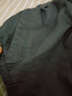 泽荃（zequan）春秋薄款纯棉直筒男士松紧腰大码宽松工装裤户外休闲裤多口袋长裤 K226烟灰色 M【适合体重100-120斤】 实拍图
