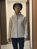 伯希和（Pelliot）抓绒衣男女秋冬保暖外套双面加厚防风开衫摇粒绒夹克冲锋衣内胆 【女】米白色 S 实拍图