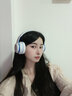 迪士尼【漫威联名 | HIFI动圈】头戴式蓝牙耳机重低音降噪耳麦运动音乐电竞游戏手机电脑通用男女生款 美国队长（白蓝） 实拍图
