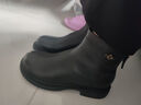 意尔康短靴女加绒厚底切尔西大码鞋妈妈短靴子 26619W 黑色    40 实拍图