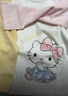 戴维贝拉（DAVE＆BELLA）【Hello·Kitty联名】童装儿童t恤女童长袖上衣洋气宝宝打底衫 米白 130 cm（建议身高120-130cm） 实拍图