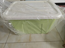 龙士达收纳箱塑料整理箱玩具杂物储物箱衣服内衣收纳盒有盖带滚轮周转箱 绿色加大号80L 实拍图