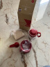 HARIO日本进口咖啡壶套装V60滴滤式耐热玻璃手冲咖啡套装01号红色 实拍图