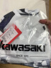 川崎（KAWASAKI）羽毛球服春夏男款训练服速干透气无袖T恤运动背心K1007 白色 XL  实拍图