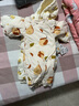 童泰秋冬婴儿衣服新生儿夹棉连体衣0-6个月宝宝哈衣 黄色丨C款 59cm 实拍图