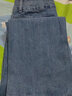 自由探戈高腰阔腿裤牛仔裤女2025秋季宽松直筒小个子显瘦拖地裤有加绒选 复古蓝(长裤) 2XL 实拍图