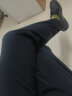 罗蒙（ROMON）抗皱休闲裤男春夏季薄款冰丝裤子西装裤免烫西裤弹力中年商务直筒 518灰色+藏青【夏季款】 34 (腰围2尺7) 实拍图