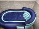 西哈泳士充气浴缸泡澡桶成人家用全身儿童大人汗蒸保温折叠洗澡浴桶浴盆 1.4米4层【基础包】有线 实拍图