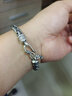 罗泰老银匠925银复古泰银朋克男手链银手链男士潮创意个性手饰品 貔貅款-手链21cm 实拍图