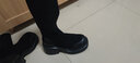 天美意鞋子女鞋商场同款粗跟增高显瘦弹力长靴女时装靴CPB80DG3 黑色（薄绒） 37 实拍图