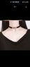 诗筠（SHIJUN）轻奢可以戴脖子上遮疤痕的项链甲状腺术后挡夏季脖子饰品夏天锁骨 S32-浅金色-黑色钻 晒单实拍图