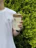 卓朗小型便携式烧水杯旅行保温加热烧水壶办公室电热炖煮水杯 0.3L 奶杏白 实拍图