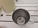 富光FGA不锈钢咖啡保温马克杯带盖带勺情侣款水杯高档家用泡茶杯办公 白色 380ml 实拍图