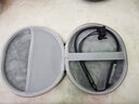 丰帆（FengFan）项圈挂脖式蓝牙耳机包收纳盒 适用JBL/小米/华为/漫步者W280NB 深灰牛仔布小号(绒面内衬) 实拍图