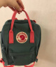 FJALLRAVEN北极狐双肩包Kanken背包超轻大容量露营双肩包 母亲节礼物 23510 664/319 霜绿/桃红 16L 实拍图