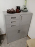 豫基恩 矮柜储物柜文件柜铁皮柜办公柜工具柜抽屉柜小柜子带锁 加厚 三斗保矮柜（新升级-防生锈） 实拍图