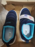 回力童鞋儿童运动鞋秋季新款软底女童毛毛虫鞋轻便套脚透气男童跑鞋 深蓝 （四季款） 35 内长约22.1cm 实拍图