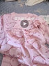 小素材儿童秋衣秋裤婴儿春秋衣服宝宝保暖内衣套装男童纯棉新生儿睡衣女 水果宝贝中领套蓝 100 实拍图
