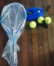 领利豪网球回弹训练器单人网球拍带线回弹训练器带拍套装成人儿童亲子款 球拍+底座+3个带绳球+球包 实拍图