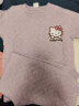 Hello Kitty女童内衣套装纯棉儿童加绒夹棉保暖秋衣秋裤女全棉睡衣保暖衣秋装 紫色3层夹棉 55501 120cm适合115-125 晒单实拍图