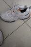 斯凯奇（Skechers）机甲鞋2代丨春夏男女情侣复古跑步老爹鞋轻便运动鞋休闲鞋 【男款】237209-WLB 白芒之心 42.5 实拍图