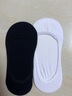 本曲夏天袜子船袜女士纯棉隐形床袜浅口夏季薄款袜托不掉跟袜底黑色 全隐形纯色女袜-混色6双装 均码 实拍图