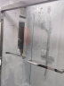 箭牌（ARROW）一字型双活动不锈钢淋浴房极窄边框推拉双移门玻璃隔断干湿分离 1.4-1.49m 雅黑/极窄不锈钢2099 晒单实拍图