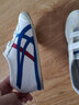 Onitsuka Tiger鬼塚虎休闲大中童鞋男女经典小白鞋MEXICO 66™ BAJA KIDS C4D5Y 白色/蓝色 35 实拍图
