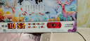 康巴丝（Compas）数码万年历2026款卫星自动对时万年历钟客厅电子挂钟夜光日历表 冰晶-平安家和 31英寸冰晶款79*42厘米 实拍图