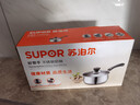 苏泊尔（SUPOR） 奶锅304不锈钢煮热奶锅泡面锅宝宝婴儿辅食锅燃气灶电磁炉通用 【奶锅+汤勺】  ST16H3 16cm 实拍图