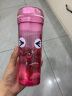 特百惠（Tupperware）水杯400ml晶彩茶韵随手杯学生运动防漏塑料杯车载便携杯子 400ml梦幻粉 实拍图