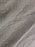 南极人（Nanjiren）夹棉防水床笠罩全包床笠1.8米x2米床套罩全棉床笠1.5x2床垫保护套 四叶草-蓝灰 【夹棉防水款】 180cm*200cm 单床笠 实拍图