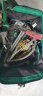 老A600D绿黑色牛津布多功能加厚电工工具包 收纳包维修包 挎肩斜挎包 绿黑14英寸LA212819 实拍图