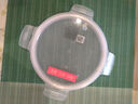 乐扣乐扣玻璃饭盒盖子保鲜盒盖密封玻璃碗盖餐盒便当盒配件 LLG861盖子（圆950ml的盖子） 实拍图