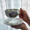 则武（Noritake）【收藏款龙猫】宫崎骏TOTORO龙猫宫崎骏咖啡杯子茶具套装送礼礼盒 龙猫咖啡杯碟(1-2月)礼盒装 325ml 实拍图