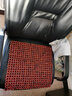 原梦城堡夏季椅垫透气办公室坐垫通用夏天凉席垫电脑椅子木珠珠子凉垫座垫 精品款（草花梨） 45*45cm 实拍图