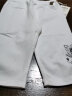 戴维贝拉（DAVE＆BELLA）夏装新款儿童女童短裤 婴幼儿宝宝弹力五分裤子 白色 110cm（建议身高100-110cm） 晒单实拍图