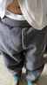史努比裤子男童加绒2024新款男孩保暖裤一体绒儿童羊胎绒休闲裤冬季 标签努比K藏青 120 实拍图