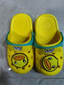 B.Duck小黄鸭童鞋儿童拖鞋夏季男童透气洞洞鞋女童可爱卡通家居鞋 351嫩黄 28 码 脚长16.5-17.2cm 实拍图