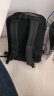 爱华仕电脑包16英寸男士双肩包轻便女背包旅行商务多功能通勤包 黑色 实拍图