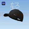 海澜之家（HLA）帽子男士棒球帽纯棉鸭舌帽女款大头围时尚遮阳防晒常规款 沉松黑 实拍图