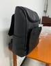新秀丽（Samsonite）双肩包 时尚通勤背包电脑包 商务轻奢牛皮革翻盖书包 立体包型NV0 黑色 实拍图