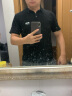 JEEP吉普短袖T恤男polo半袖新款男士夏季t恤衫商务休闲翻领上衣体恤纯 T118 黑色 2XL（140-155斤） 实拍图
