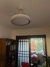 飞利浦（PHILIPS）led风扇灯吊扇灯吊灯餐厅卧室客厅简约带遥控调色28W+36W羽洛 金 实拍图