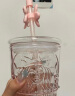 星巴克（Starbucks）杯子玻璃杯 高颜值玻璃吸管杯 大容量桌面 咖啡水杯 男女送礼 “桃花杯”粉色渐变玻璃杯 550ml 实拍图